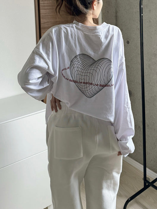 Heart Logo Big Long T-shirt